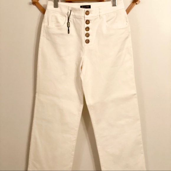 NWT Massimo Dutti Mid-Rise Straight Fit Jeans - Picture 4 of 8